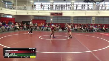 125 lbs Cons. Round 4 - Jabari Pinkney, Norwich vs Fred Luchs, Rhode Island College