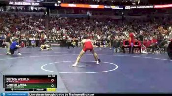 3 lbs Quarterfinal - Peyton Westlin, North Scott vs Carter Cahill, Ankeny Centennial