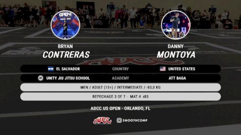Bryan Contreras vs Danny Montoya 2025 ADCC Orlando Open/Youth Trials