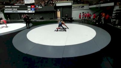 126 lbs Jeffrey Juangco, KCWA - Kern County Wrestling Association vs Anthony Cruz, BAWA-Bay Area Wrestling Association
