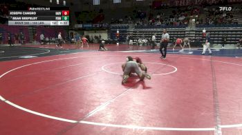 165 lbs Semifinal - Joseph Cangro, Harvard vs Sean Seefeldt, Penn