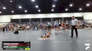 38 lbs Round 1 - Emerson Thompson, Knightmare Wrestling Club vs Barrett Manning, Rosewood Wrestling Club