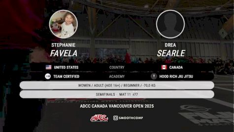 Stephanie Favela vs Drea Searle 2025 ADCC Vancouver Open