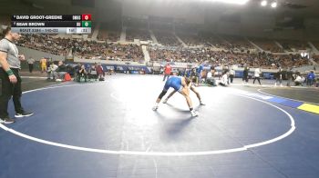 140-D2 3rd Place Match - David Groot-Greene, Desert Mountain High School vs Sean Brown, Buena High School