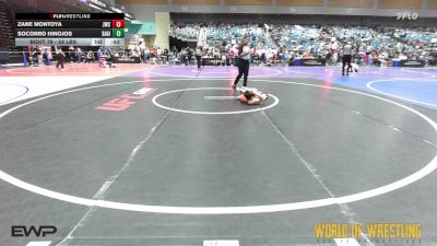 58 lbs Semifinal - Zane Montoya, Juggernaut Wrestling Club vs Socorro Hinojos, Saginaw Group