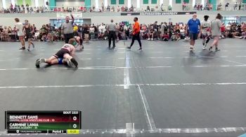 190 lbs Cons. Round 4 - Carmine Lania, Legends Academy vs Bennett Sams, Coastal Glynn Wrestling Club