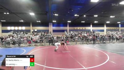 126 lbs Round Of 64 - Brock Santa Maria, Chain Wr Ac vs Danny Leming, All In Wr Ac