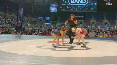 120 lbs Cons. Sub-rd Of 64 - Sadie Sarver, PA vs Vanessa Alvarado, CA