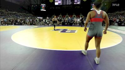 142 lbs Rnd Of 32 - Taysa Travenshek, OR vs Harlow Skenandore, WI