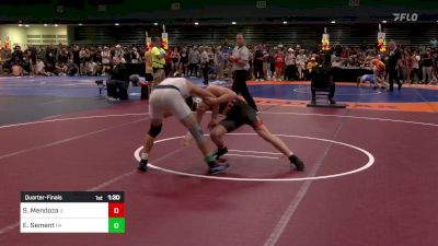 126 lbs Quarterfinal - Seth Mendoza, IL vs Eren Sement, PA