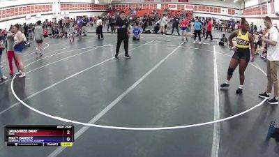 190 lbs Round 2 - JayaShree Bray, NOAC vs Macy Barber, Nebraska Wrestling Academy
