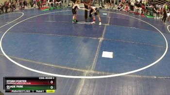 51 lbs Cons. Round 3 - Storm Porter, Champions Wrestling Club vs Quade Park, JWC