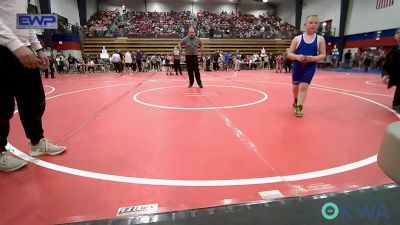 51-55 lbs 3rd Place - Adria Brigge, Mojo Grappling Academy vs Delaney Pritchard, Bristow Youth Wrestling