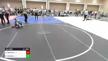 113 lbs Consi Of 16 #1 - August Seymour, Mariposa Golden Grapplers vs Alex Morales, Slammers