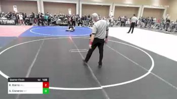 172 lbs Quarterfinal - Robert Ibarra, Valiant College Prep vs Alessio Cisneros, NXT Level Wr Ac