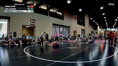 125 lbs Round 2 (6 Team) - Karl Schultz, BS Wrestling vs Caden Acuff, Crossroads Wrestling