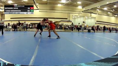 285 lbs Cons. Round 2 - Chaz Underwood, Southwestern Michigan College vs Nathaniel Ortiz, East Stroudsburg University