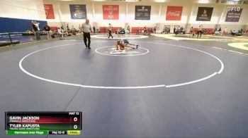 127-2 lbs Round 3 - Tyler Kapusta, Young Guns Wrestling vs Gavin Jackson, PINnacle Wrestling