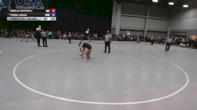 125 lbs Cons. Rd Of 32 - Amelia Mitchell, Highland Wrestling Club vs Tessa Urias, ReZults Wrestling