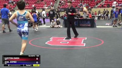 108 lbs Round 1 - Lleyton Owen, NM vs Kael Gomez, NM