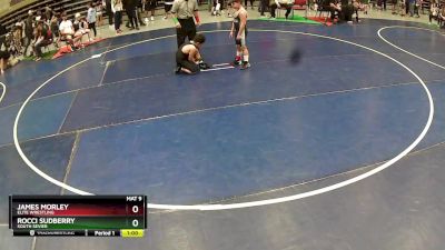 80 lbs Cons. Round 2 - James Morley, Elite Wrestling vs Rocci Sudberry, South Sevier