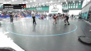 157 lbs Quarterfinal - Elijah Brown, Patriot vs Peter Brown, Canyon Springs