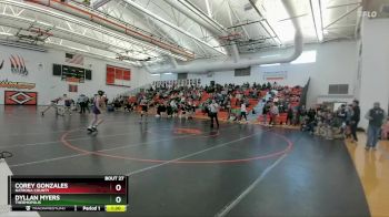 120B Round 1 - Dyllan Myers, Thermopolis vs Corey Gonzales, Natrona County