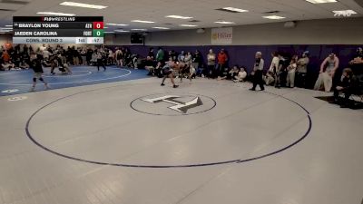 215 lbs Cons. Round 3 - Braylon Young, Athens vs Jaeden Carolina, Fort Campbell