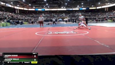 138 lbs Cons. Round 2 - Jayden Dodge, Nampa vs Jackson Walls, Scappoose