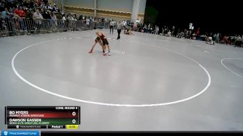 67 lbs Cons. Round 4 - Dawson Gassen, Berge Elite Wrestling Academy vs Bo Myers, Midwest Xtreme Wrestling