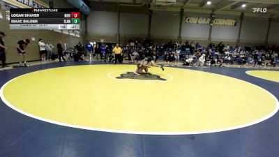 160 lbs Consi Of 16 #1 - Logan Shaver, Meridian (ID) vs Isaac Balden, SLAM Academy (NV)