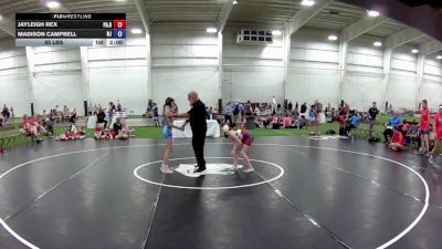 85 lbs Jayleigh Rex, Pennsylvania Red vs Madison Campbell, New Jersey