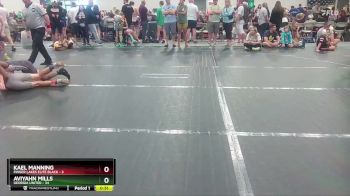 72 lbs Round 5 (10 Team) - Aviyahn Mills, Georgia United vs Kael Manning, Finger Lakes Elite Black