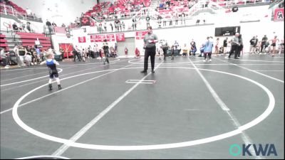 83 lbs Quarterfinal - Coleton Boulware, Tuttle Wrestling vs Kaydan Osborn, Ponca City Wildcat Wrestling