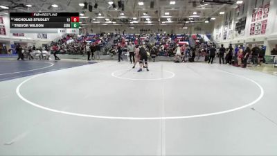 Boys 285 lbs 5th Place Match - Nicholas Studley, Los Gatos Boys vs Trevor Wilson, Serra Boys