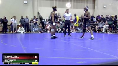 197 lbs Champ. Round 1 - Raife Smart, Mount Olive vs Dominic Love, Florida A&M University