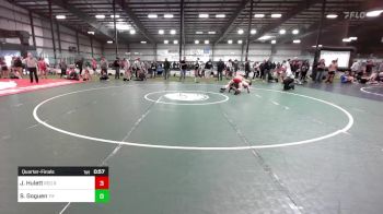 120 lbs Quarterfinal - Jakob Hulett, Red Roots Wrestling Club vs Shane Goguen, TH' Club