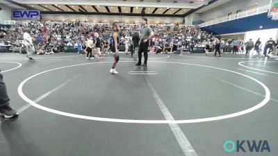 73 lbs Rr Rnd 5 - Jaxon Walker, Harrah Little League Wrestling vs Clementina Zapata, OKC Saints Wrestling