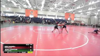 197 lbs Semifinal - Jesse Kanatzar, John Carroll vs Aris Dashiell, Wesleyan (CT)