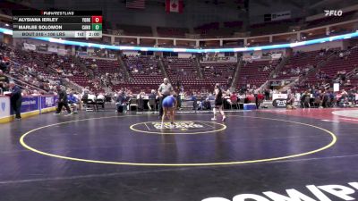 112 lbs First Round - Alysiana Ierley, York Suburban-G vs Marlee Solomon, Canon-McMillan-G