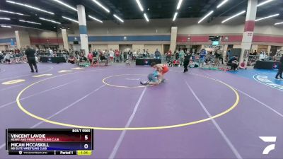 138 lbs Cons. Round 5 - Vincent Lavoie, Heart And Pride Wrestling Club vs Micah McCaskill, NB Elite Wrestling Club