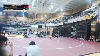 149 lbs Champ. Round 2 - Colby Schreiner, Newman vs Preston Holt, CSU Pueblo