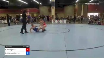 57 kg Consi Of 16 #1 - Sarah Savidge, Betterman Elite Wrestling vs Charlotte Kouyoumtjian, Twin Cities Regional Training Center