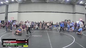 107 lbs 2nd Place Match - Braylen Troutman, Pelion Youth Wrestling vs Zander Norwood, Cane Bay Cobras