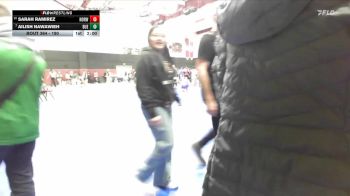 190 lbs Champ. Round 2 - Ailish Nawawieh, Buena Park vs Sarah Ramirez, Norwalk