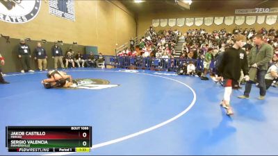 120 lbs Champ. Round 3 - Jakob Castillo, Merced vs Sergio Valencia, Farmersville