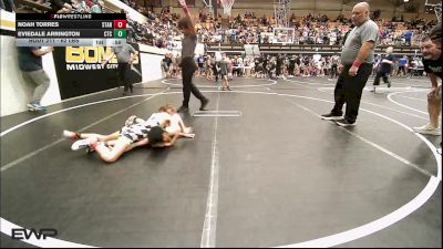 62 lbs Rr Rnd 1 - Noah Torres, Standfast OKC vs EvieDale Arrington, Comanche Takedown Club