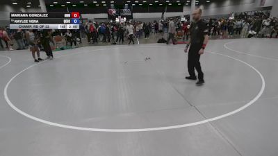 115 lbs Champ. Rd Of 32 - Mariana Gonzalez, Red Wave Wrestling vs Kaylee Vera, Queen City Grappling Club