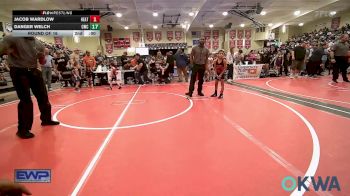 52 lbs Round Of 16 - Levi Ellis, Tulsa North Mabee Stampede vs AJ Barcus, Barnsdall Youth Wrestling