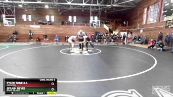 132 lbs Cons. Round 2 - Efraim Reyes, North Salinas vs Tyler Tonella, Los Gatos
